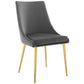 Modway Viscount Modern Accent Performance Velvet Dining Chair FredCo