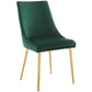 Modway Viscount Modern Accent Performance Velvet Dining Chair FredCo