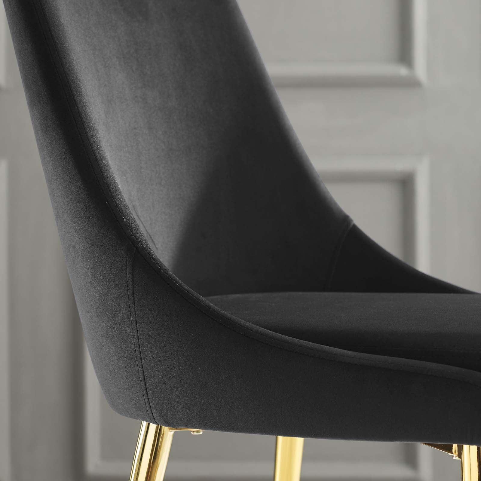 Modway Viscount Modern Accent Performance Velvet Dining Chair FredCo