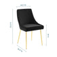Modway Viscount Performance Velvet Dining Chairs - Set of 2 FredCo