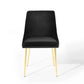 Modway Viscount Performance Velvet Dining Chairs - Set of 2 FredCo