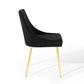 Modway Viscount Performance Velvet Dining Chairs - Set of 2 FredCo