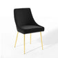 Modway Viscount Performance Velvet Dining Chairs - Set of 2 FredCo