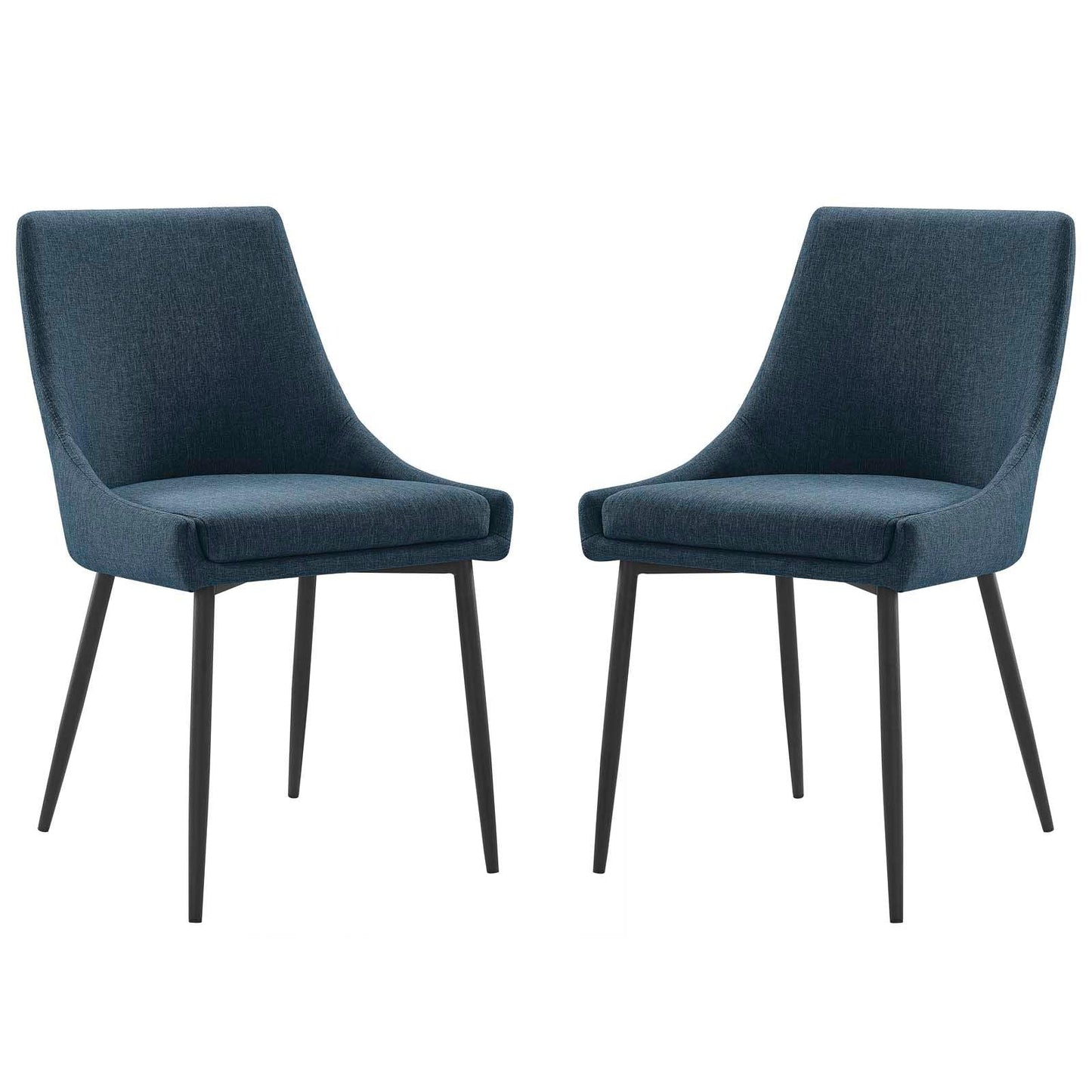 Modway Viscount Upholstered Fabric Dining Chairs - Set of 2 FredCo