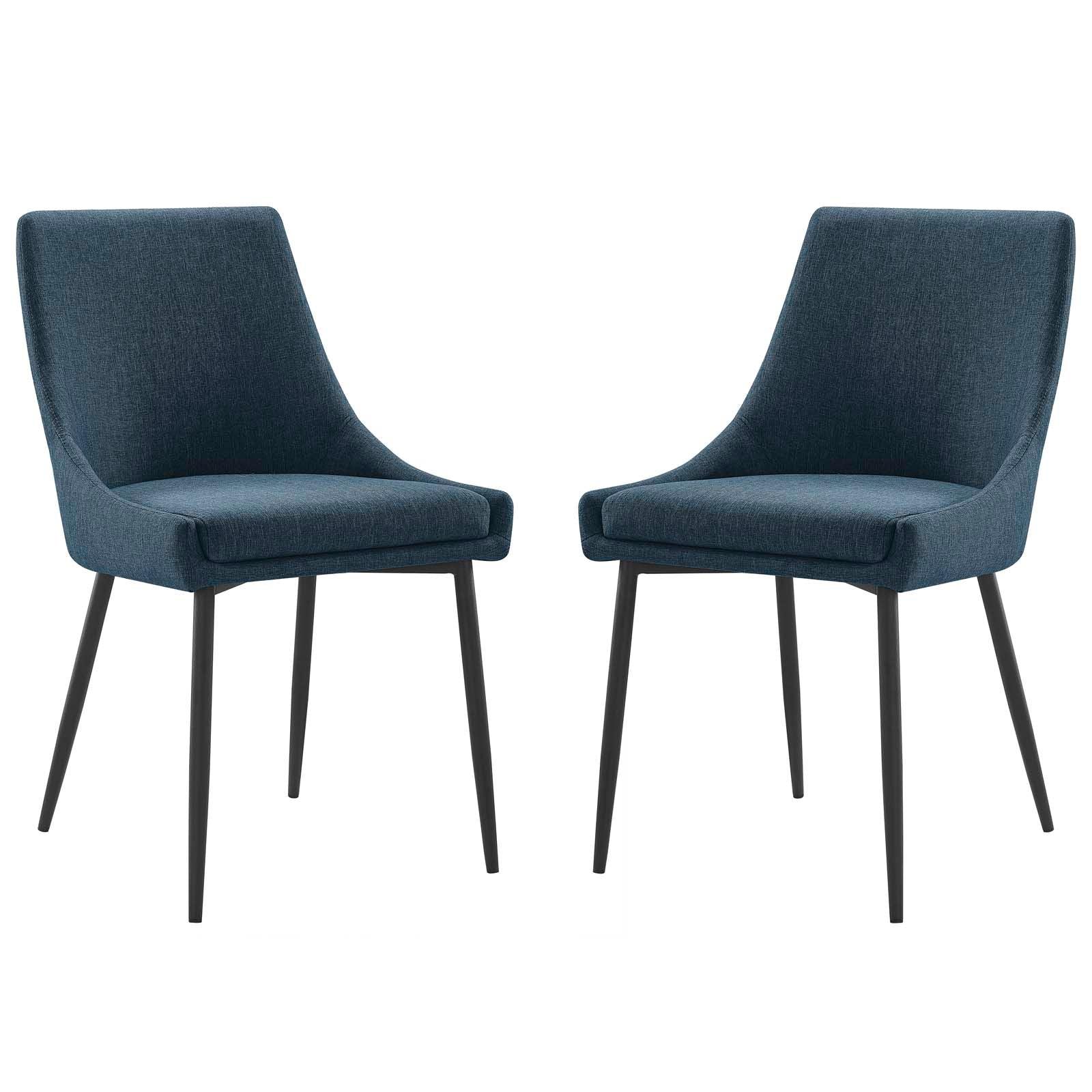 Modway Viscount Upholstered Fabric Dining Chairs - Set of 2 FredCo