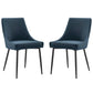 Modway Viscount Upholstered Fabric Dining Chairs - Set of 2 FredCo