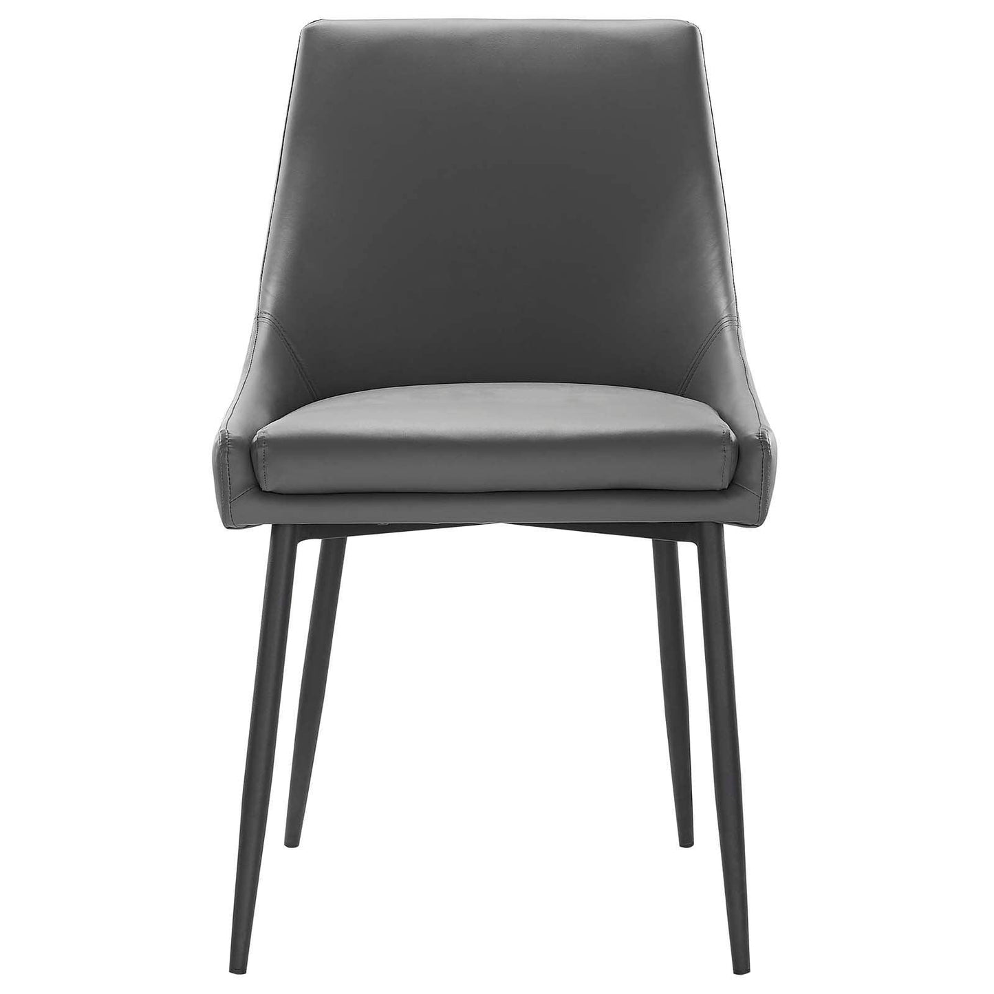 Modway Viscount Vegan Leather Dining Chairs - Set of 2 FredCo