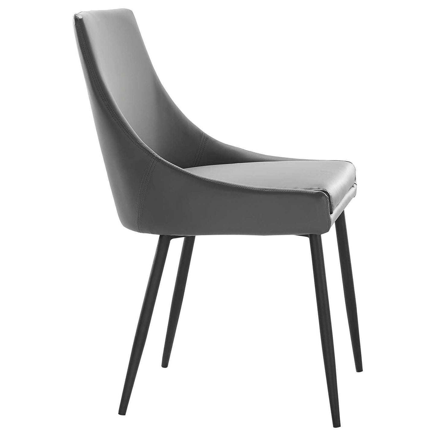 Modway Viscount Vegan Leather Dining Chairs - Set of 2 FredCo