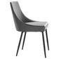 Modway Viscount Vegan Leather Dining Chairs - Set of 2 FredCo