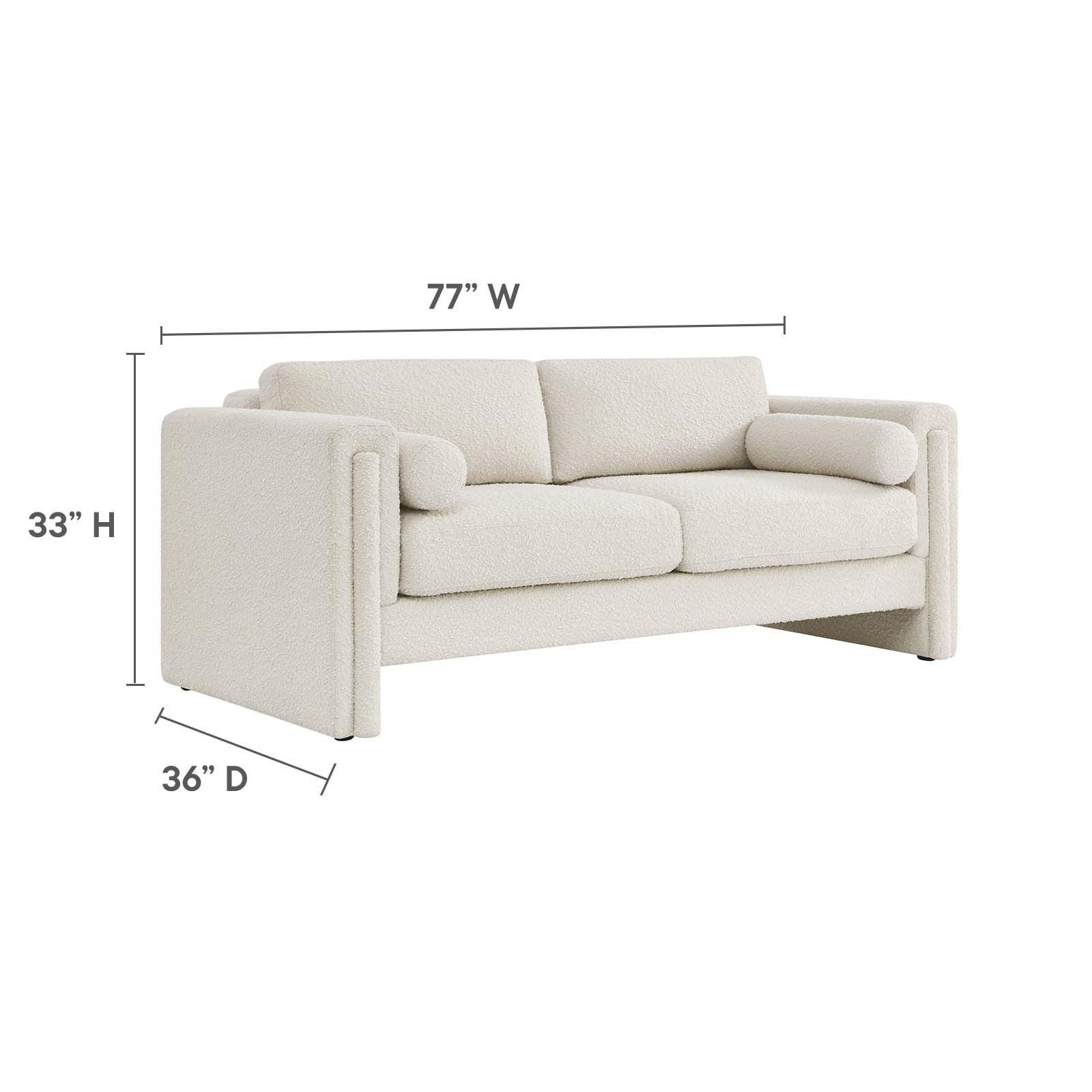 Modway Visible Boucle Fabric Sofa, EEI-6378 FredCo