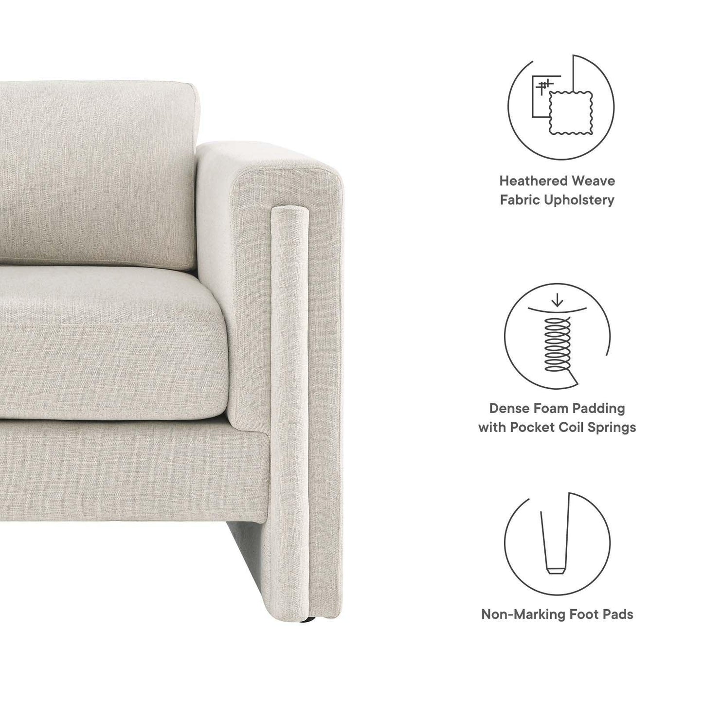 Modway Visible Fabric Armchair, EEI-6373 FredCo