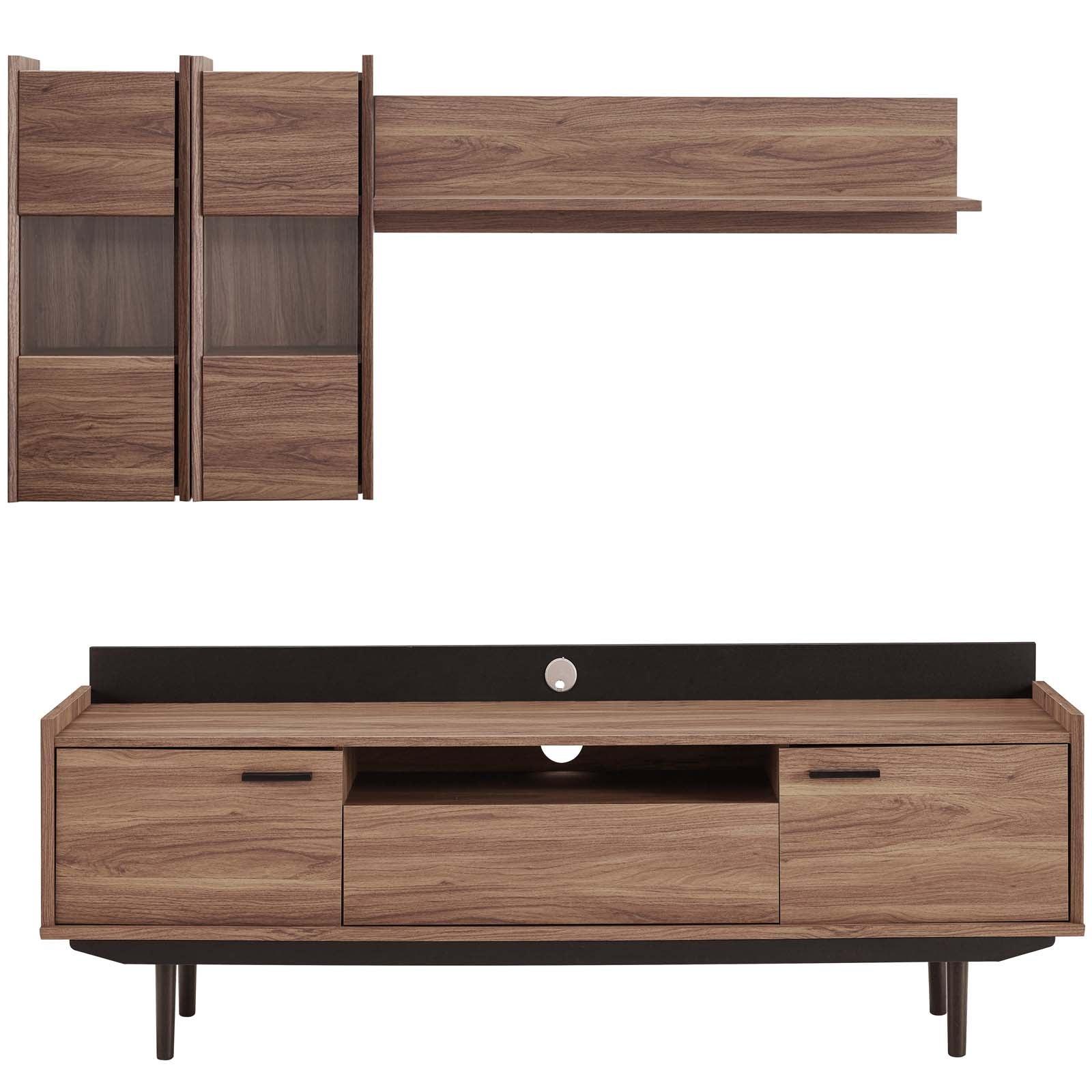 Modway Visionary 2 Piece Entertainment Center FredCo