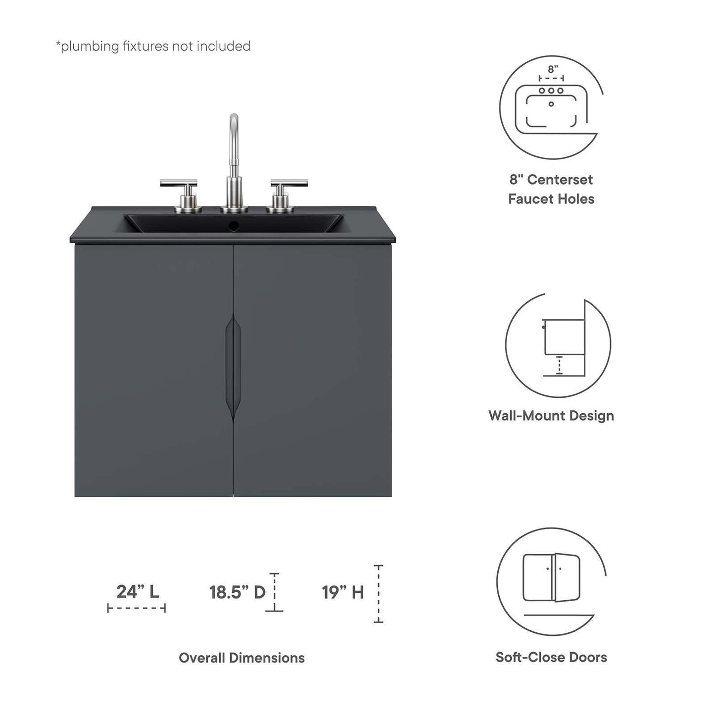 Modway Vitality 24" Bathroom Vanity FredCo