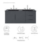 Modway Vitality 48" Double Sink Bathroom Vanity FredCo