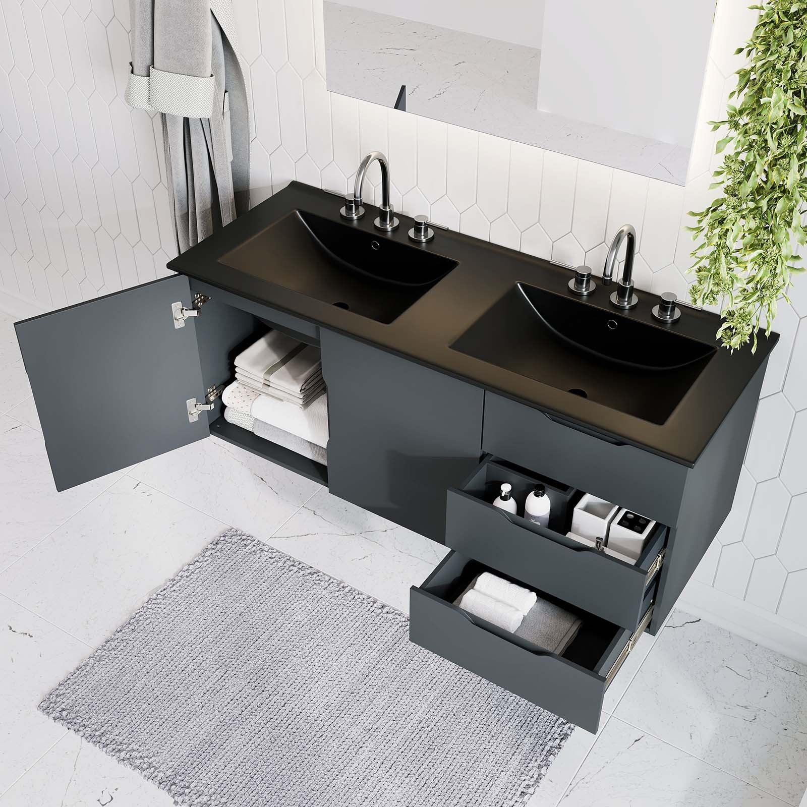 Modway Vitality 48" Double Sink Bathroom Vanity FredCo