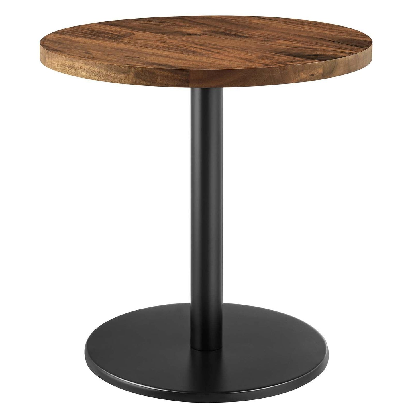 Modway Viva Round Acacia Wood Side Table FredCo