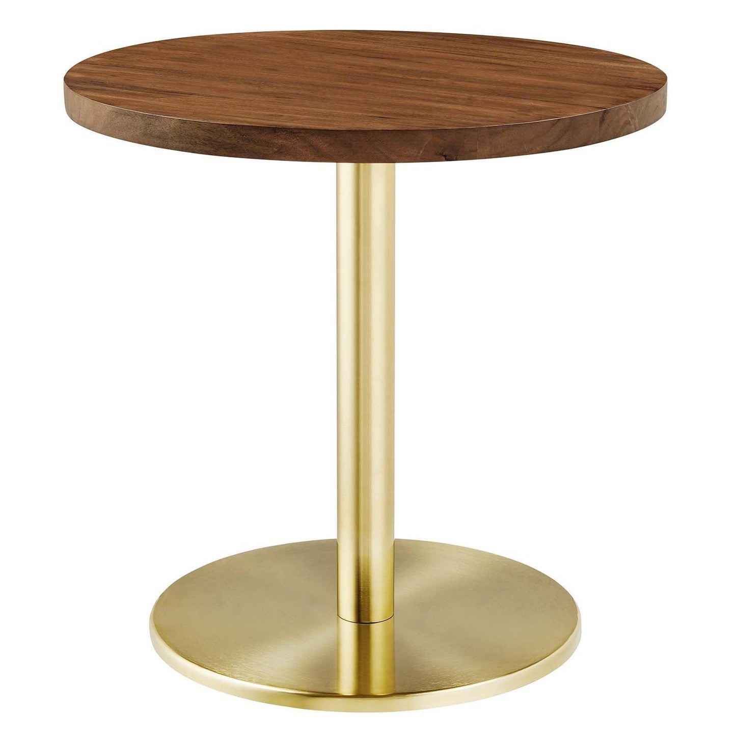 Modway Viva Round Acacia Wood Side Table FredCo