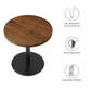 Modway Viva Round Acacia Wood Side Table FredCo