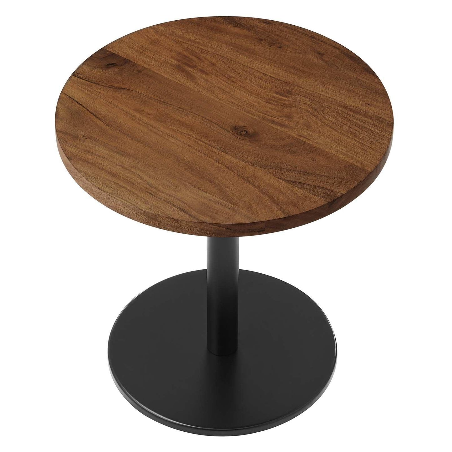 Modway Viva Round Acacia Wood Side Table FredCo