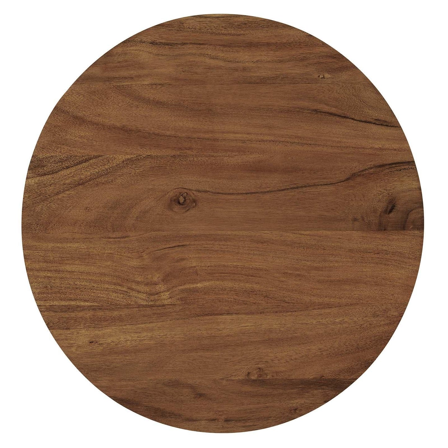 Modway Viva Round Acacia Wood Side Table FredCo