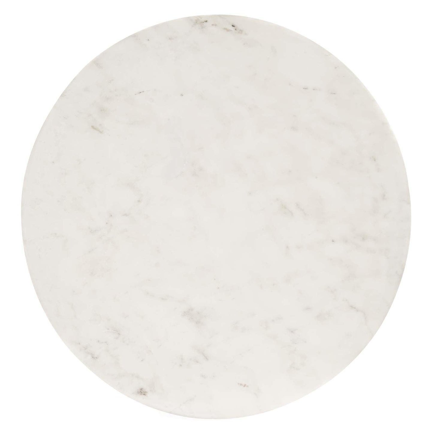 Modway Viva Round White Marble Side Table FredCo