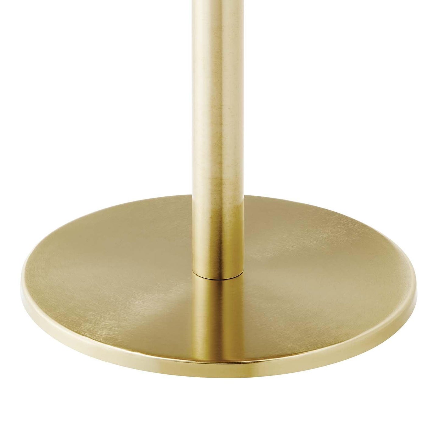 Modway Viva Round White Marble Side Table FredCo
