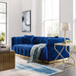 Modway Vivacious Biscuit Tufted Performance Velvet Sofa FredCo