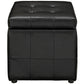Modway Volt Storage Upholstered Vinyl Ottoman FredCo