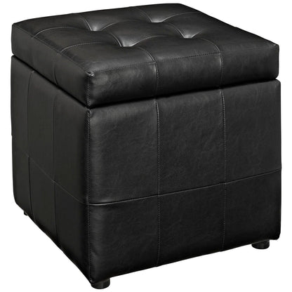 Modway Volt Storage Upholstered Vinyl Ottoman FredCo