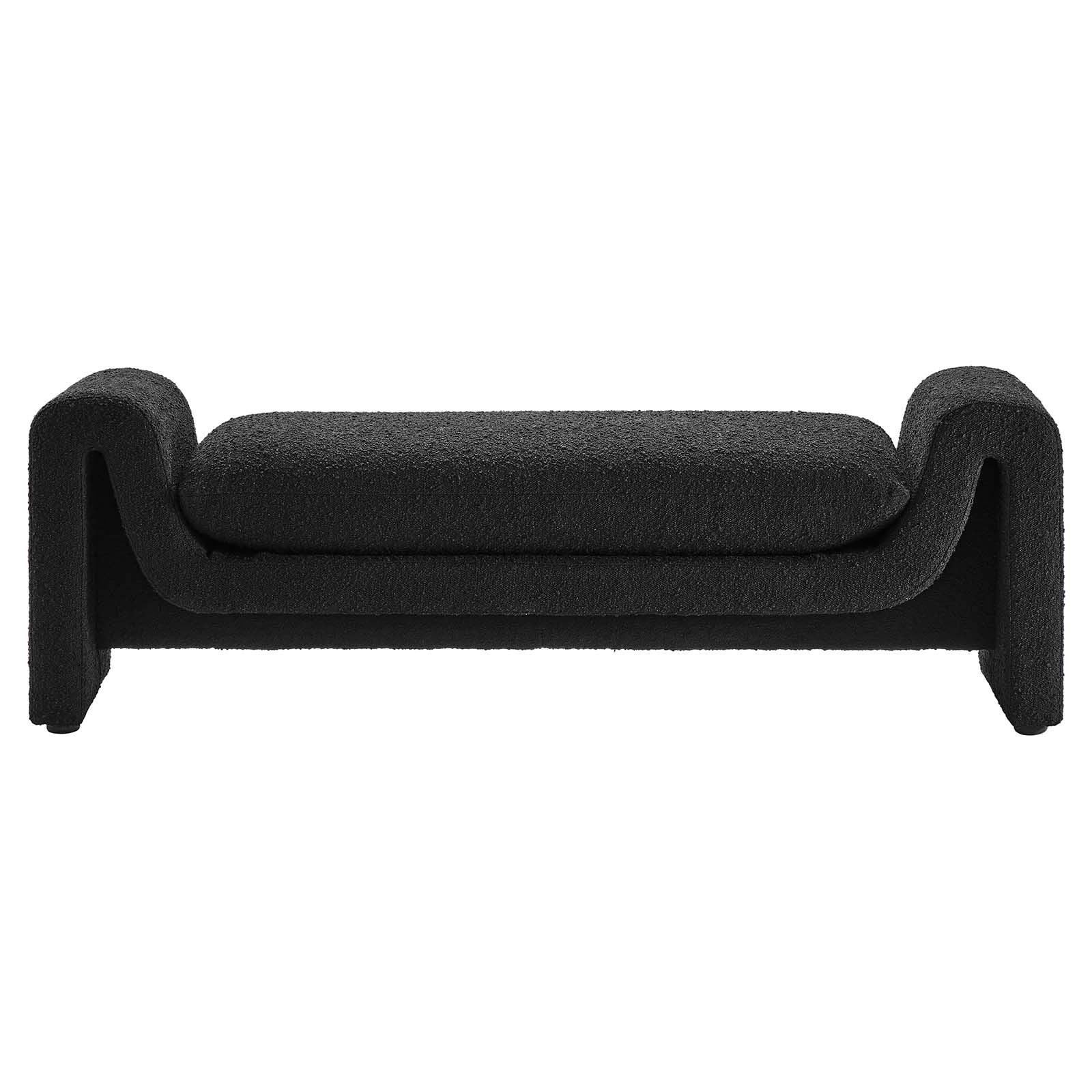 Modway Waverly Boucle Fabric Bench FredCo