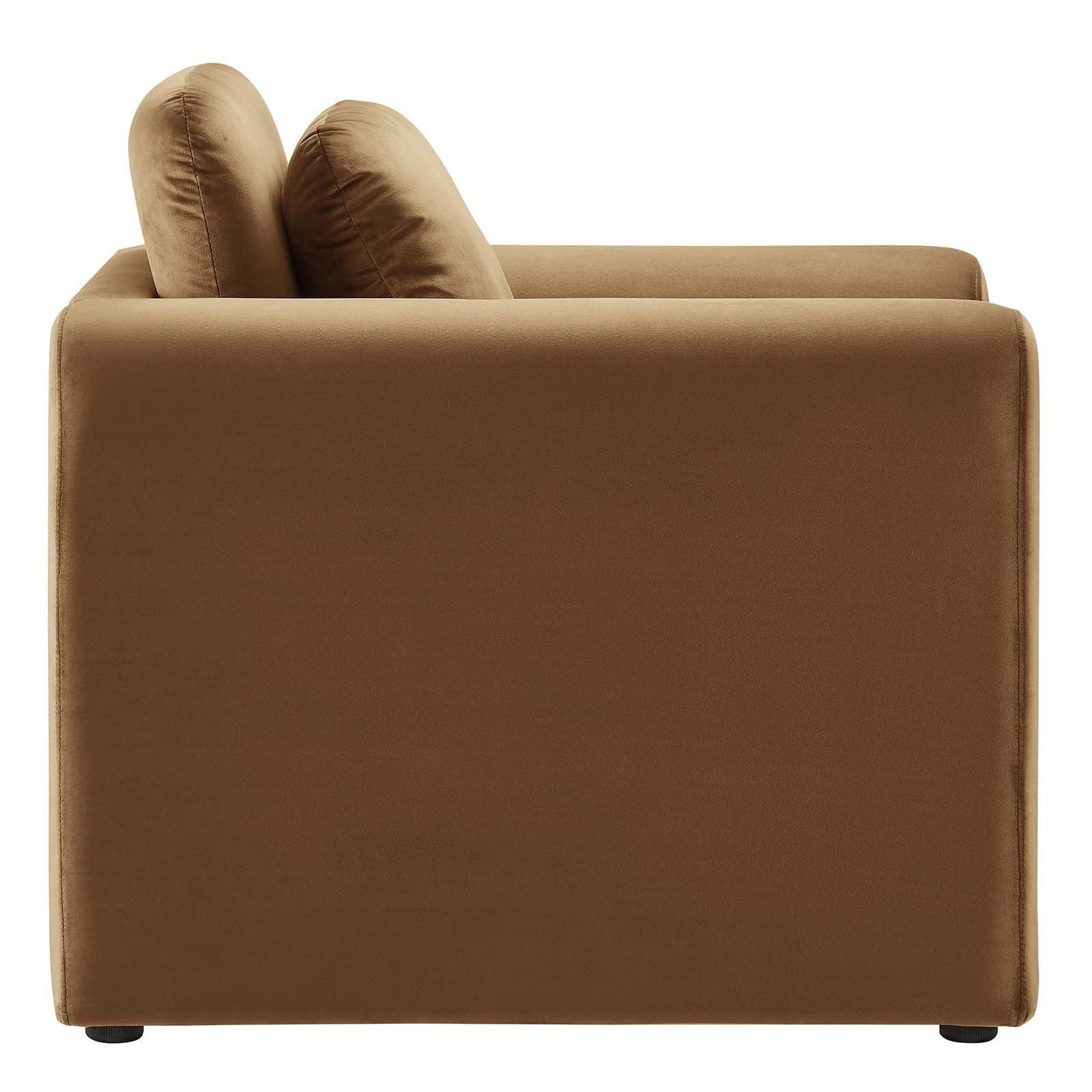 Modway Waverly Performance Velvet Armchair, EEI-6576 FredCo