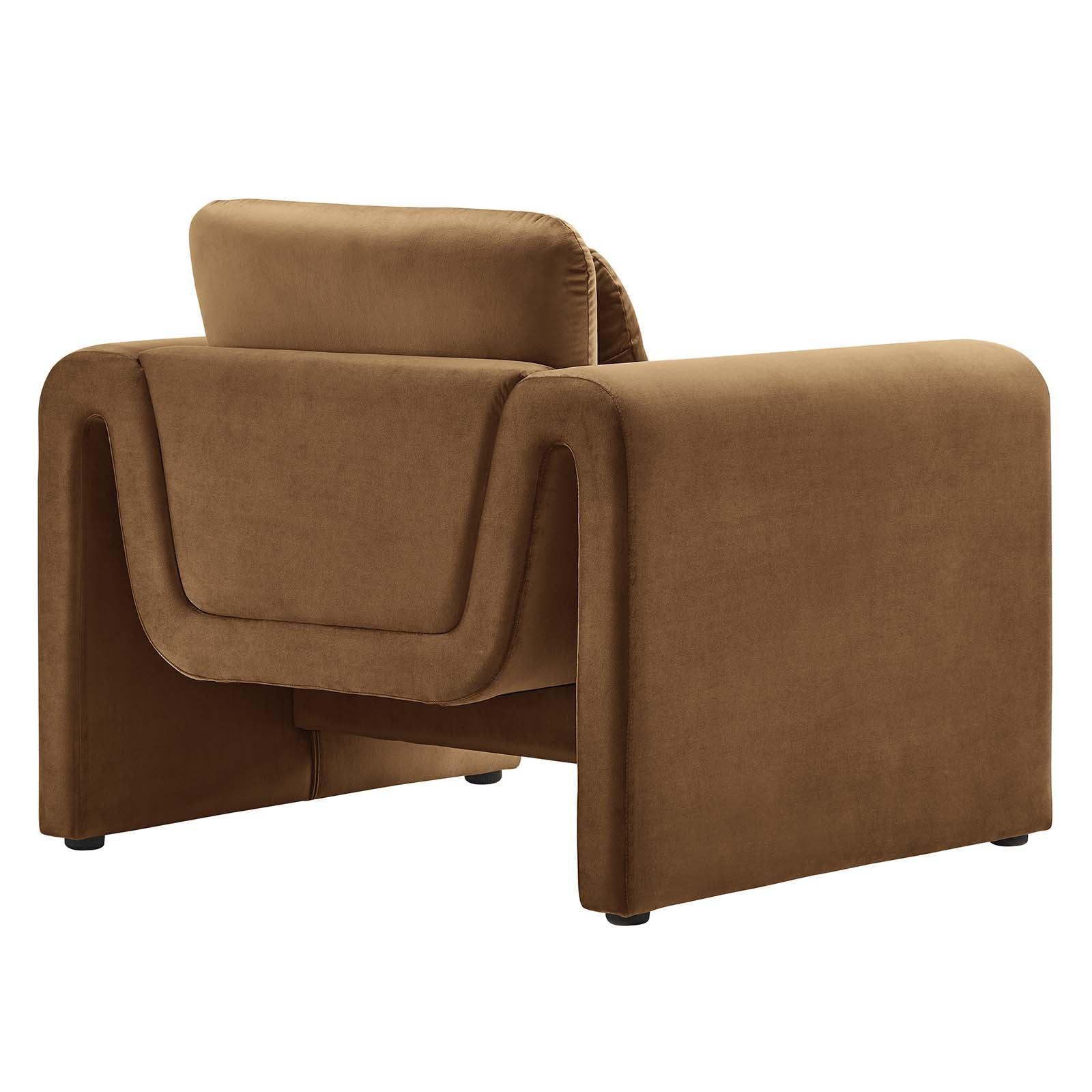 Modway Waverly Performance Velvet Armchair, EEI-6576 FredCo