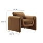 Modway Waverly Performance Velvet Armchair, EEI-6576 FredCo