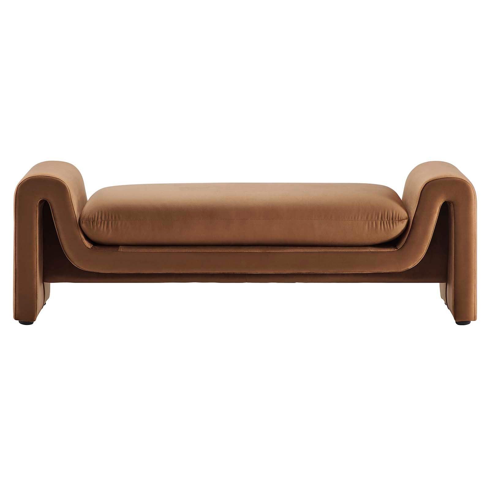 Modway Waverly Performance Velvet Bench FredCo