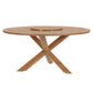 Modway Wellspring 5-Piece Outdoor Patio Teak Wood Dining Set FredCo