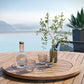 Modway Wellspring 5-Piece Outdoor Patio Teak Wood Dining Set FredCo