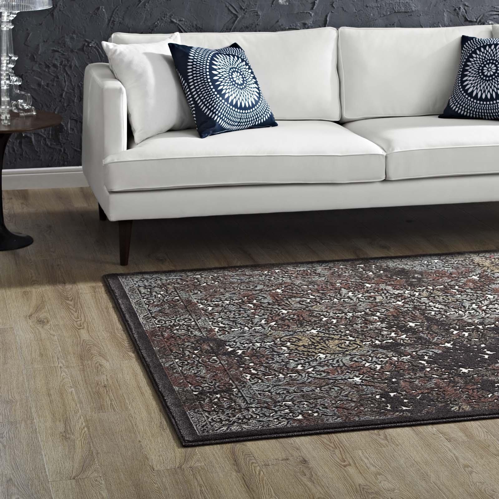 Modway Westia Ornate Turkish Vintage Area Rug FredCo