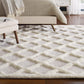 Modway Whimsical Regale Abstract Moroccan Trellis Shag Area Rug FredCo