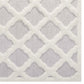 Modway Whimsical Regale Abstract Moroccan Trellis Shag Area Rug FredCo