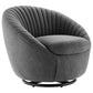 Modway Whirr Tufted Fabric Swivel Chair FredCo