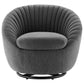 Modway Whirr Tufted Fabric Swivel Chair FredCo