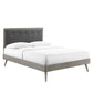 Modway Willow Full Wood Platform Bed With Splayed Legs FredCo