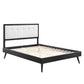 Modway Willow Full Wood Platform Bed With Splayed Legs FredCo