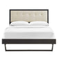Modway Willow King Wood Platform Bed With Angular Frame FredCo