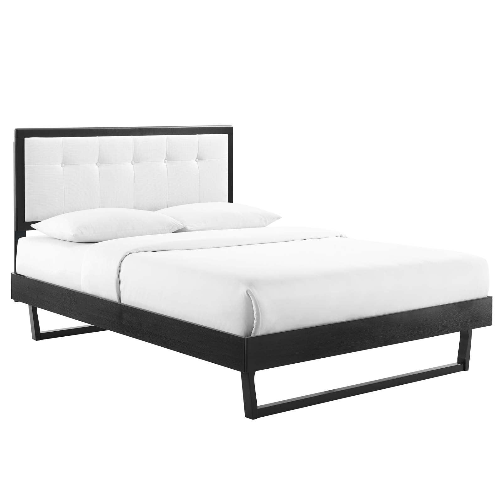 Modway Willow King Wood Platform Bed With Angular Frame FredCo