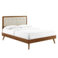 Modway Willow King Wood Platform Bed With Splayed Legs FredCo