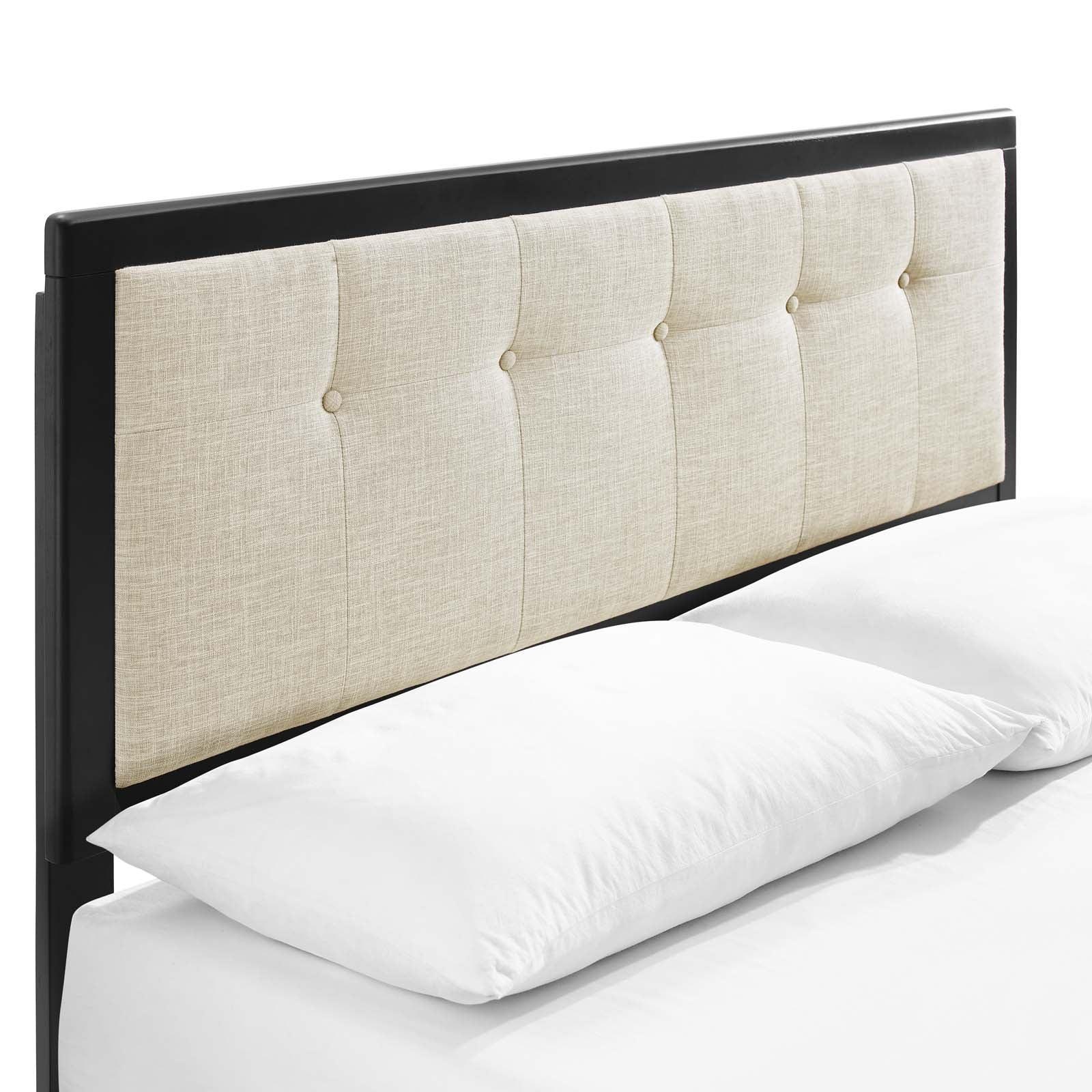 Modway Willow King Wood Platform Bed With Splayed Legs FredCo