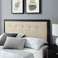 Modway Willow King Wood Platform Bed With Splayed Legs FredCo