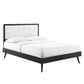 Modway Willow Queen Wood Platform Bed With Splayed Legs FredCo