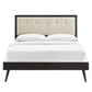 Modway Willow Queen Wood Platform Bed With Splayed Legs FredCo